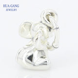 925 Silver Elephant Charm Bracelet Necklace Bead