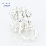 925 Silver Elephant Charm Bracelet Necklace Bead