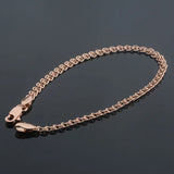 FJ 3 Style Men Women 585 Rose Patterned Bracelet