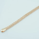 FJ 6mm 585 Link Weaving Chains Cuff Bracelet
