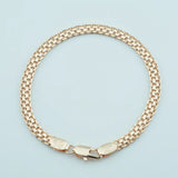 FJ 6mm 585 Link Weaving Chains Cuff Bracelet