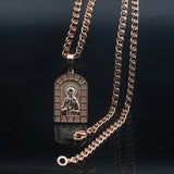 Rose Moscow Matron Mother Son Necklace Jewelry