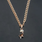 FJ Animal 585 Owl Pendant Necklace