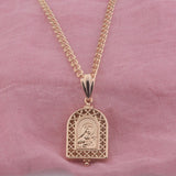 FJ Religion Pendant Necklace - Openable Moscow Matron Pendant