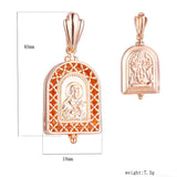 FJ Religion Pendant Necklace - Openable Moscow Matron Pendant