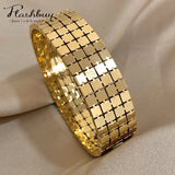 316L Stainless Steel Square Bangle Y2k Jewelry