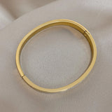 Zircon Stainless Steel Bangles Bracelets for Women Charm