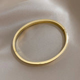 Rhinestone Stainless Steel Bangles Bracelets Waterproof Gift
