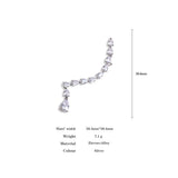 Zircon Ear Cuff Earrings for Women