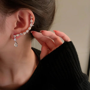 Zircon Ear Cuff Earrings for Women