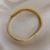 Rhinestone Stainless Steel Bangles Bracelets Women Gift