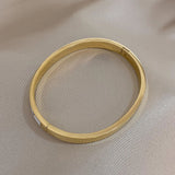 316L Stainless Steel Multicolour Zircon Enamel Bangles for Women