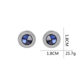 Crystal Cufflinks for Men High Wedding French Shirt Button