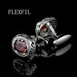 Crystal French Cufflink Set for Men