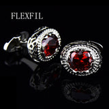 Crystal French Cufflink Set for Men