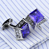 Crystal Cufflink for Men's Shirt Cuffs - Wedding Accessories