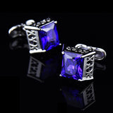 Crystal Cufflink for Men's Shirt Cuffs - Wedding Accessories