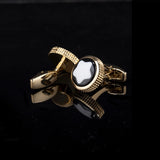 Men's High Round Wedding Cufflinks Abotoaduras Gemelos