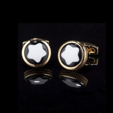 Men's High Round Wedding Cufflinks Abotoaduras Gemelos