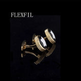 Men's High Round Wedding Cufflinks Abotoaduras Gemelos