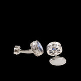 Crystal cufflinks for men's shirts - High quality wedding cuff buttons
