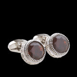 Crystal cufflinks for men's shirts - High quality wedding cuff buttons