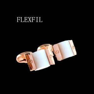 High Crystal Wedding Cufflinks for Men's Shirt