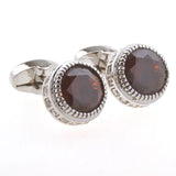Crystal cufflinks for men's shirts - High quality wedding cuff buttons