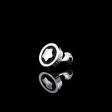 Men's High Round Cufflinks for Wedding - Gemelos Abotoaduras Jewelry
