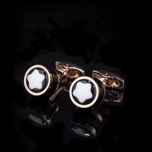 Men's High Round Wedding Shirt Cufflinks Gemelos Abotoaduras