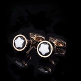 Men's High Round Wedding Shirt Cufflinks Gemelos Abotoaduras