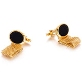 Metal Cufflinks for Men's Cuff Buttons Wedding Jewelry