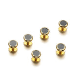 Metal Cufflinks for Men's Cuff Buttons Wedding Jewelry