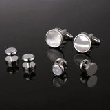 Men's Shell Cufflinks Wedding Jewelry Tuxedo Cufflink