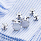 Men's Shell Cufflinks Wedding Jewelry Tuxedo Cufflink