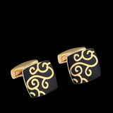 Men's Shirt Cufflinks High Enamel Wedding Cuff Buttons Gemelos