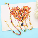 Colorful Crystal Round Beads Bracelet CZ Small Jewelry