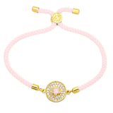 Colorful Rope Chain Crystal Star Bracelet for Women