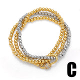 Twist Copper Zircon Cuff Bangles for Women Plated Dainty Jewelry