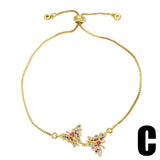 Zircon Butterfly Bracelet Virgin Mary Infinity
