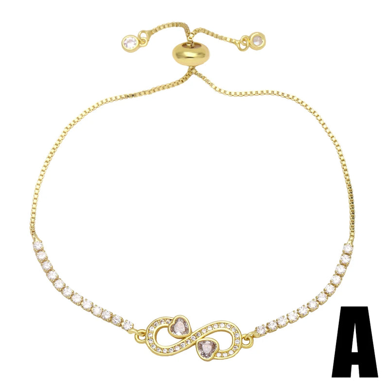 Zircon Butterfly Bracelet Virgin Mary Infinity