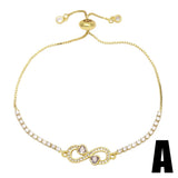 Zircon Butterfly Bracelet Virgin Mary Infinity