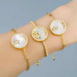 Crystal Round Friendship Bracelets Cubic Zirconia Couple Jewelry Gift