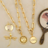Fatima Hand Evil Eye Chain Necklaces for Women CZ Jewelry Gift