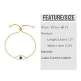 Greek Eye Evil Bracelet Women Zirconia Crystal Jewelry