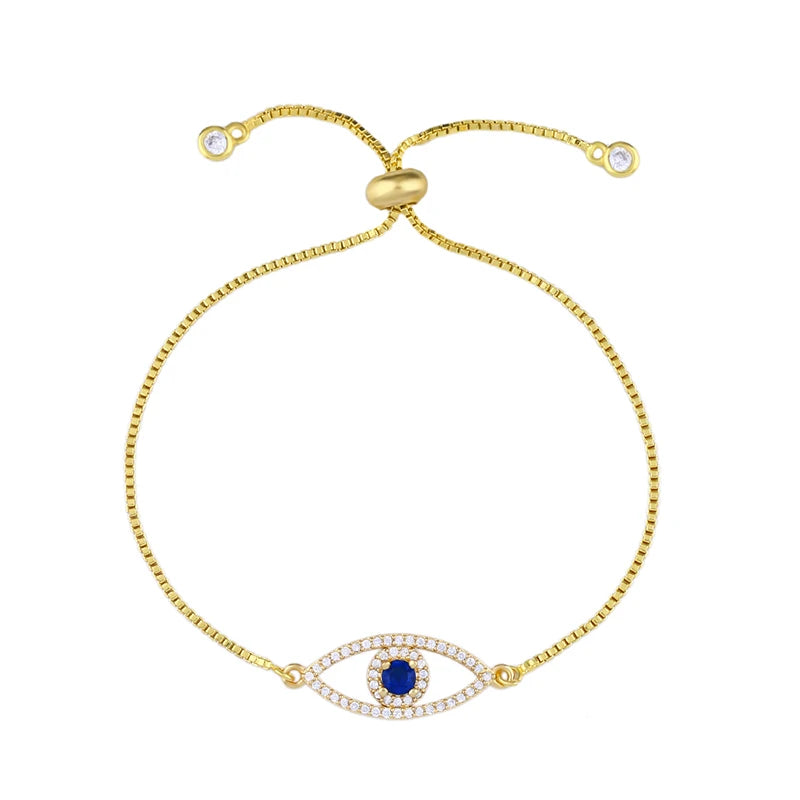 Greek Eye Evil Bracelet Women Zirconia Crystal Jewelry