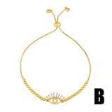Plated Hamsa Snake Bracelet Evil Eye CZ Zirconia Jewelry