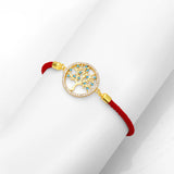 Tree of Life Zircon Bracelet Adjustable Lucky Jewelry