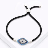 Evil Eye Bracelet for Women with CZ Crystal Eye Plated Jewelry