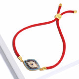 Evil Eye Bracelet for Women with CZ Crystal Eye Plated Jewelry